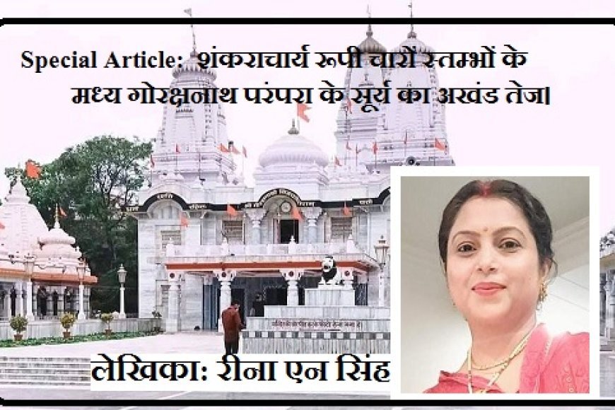 Special Article:  शंकराचार्य रूपी चारों स्तम्भों के मध्य गोरक्षनाथ परंपरा के सूर्य का अखंड तेज। 