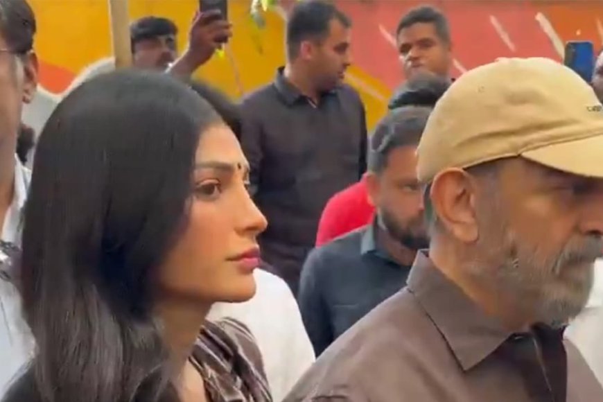 तमिलनाडु विधानसभा चुनाव 2026: लोकतंत्र के महापर्व में शामिल हुए अभिनेता कमल हासन और बेटी श्रुति हासन।