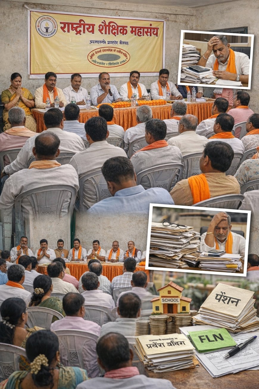 Sultanpur : सुल्तानपुर में राष्ट्रीय शैक्षिक महासंघ की बैठक, शिक्षकों की पेंशन और वेतन समस्याओं पर हुआ मंथन