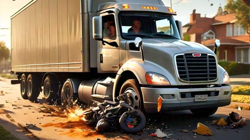 Sitapur : महोली में तेज रफ्तार ट्रक ने बाइक सवार युवक को कुचला, मौके पर हुई मौत