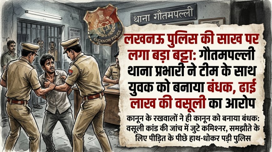 मुख्यमंत्री के जनता दरबार पहुंचे पीड़ित ने खोली खाकी की पोल: SHO सहित पूरी टीम लाइन हाजिर, अब बर्खास्तगी से बचने के लिए ...