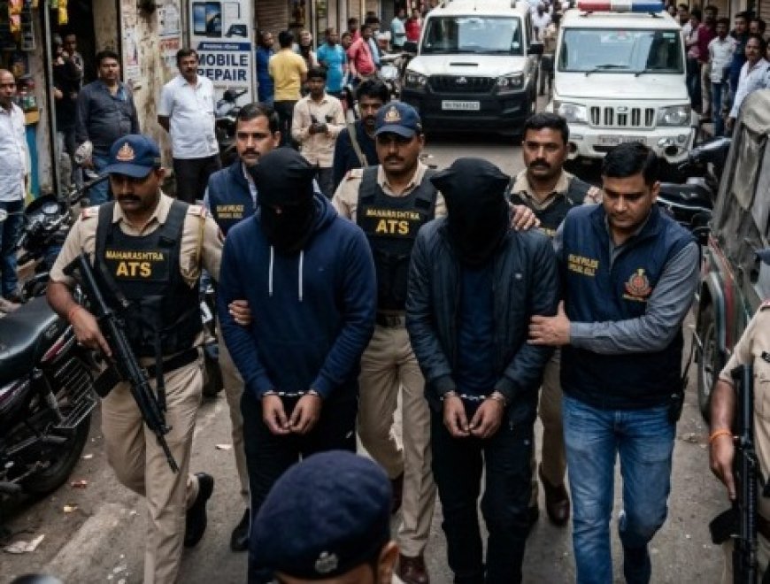 दिल्ली पुलिस और महाराष्ट्र एटीएस का बड़ा एक्शन, मुंबई से पकड़े गए दो खतरनाक संदिग्ध आतंकी, दिल्ली पर बड़े हमले की थी तैयारी। 