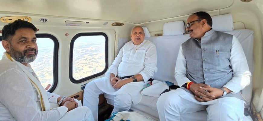 Lucknow: सीएम योगी के निर्देश पर उप मुख्यमंत्री व कृषि मंत्री ने किया हवाई सर्वे, प्रभावित किसानों को शीघ्र राहत पहुंचाने के दिए निर्देश। 