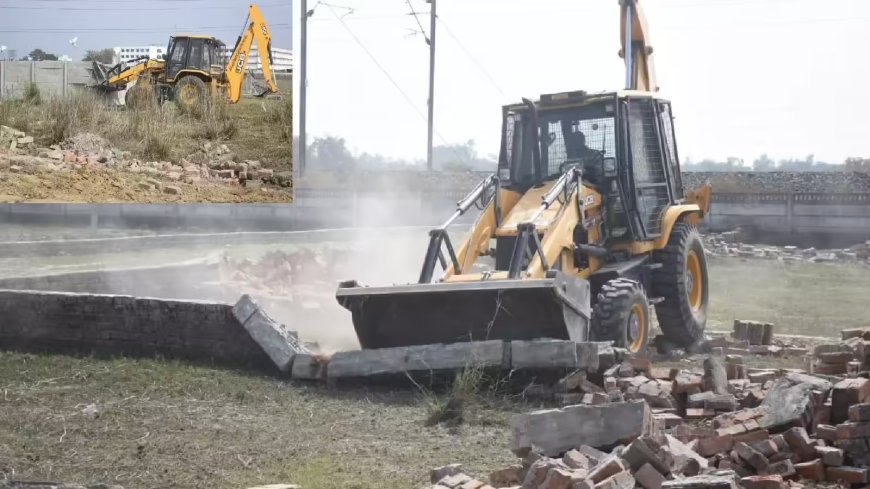 Lucknow : लखनऊ में अवैध निर्माणों के खिलाफ एलडीए का बड़ा एक्शन, 40 बीघा की अवैध प्लाटिंग और 6 निर्माण सील