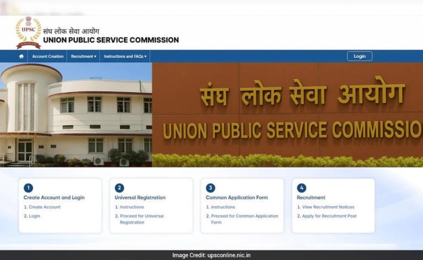 UPSC Recruitment 2026: संघ लोक सेवा आयोग ने रक्षा और संस्कृति समेत कई मंत्रालयों में निकाली भर्तियाँ, सरकारी नौकरी का सुनहरा मौका।