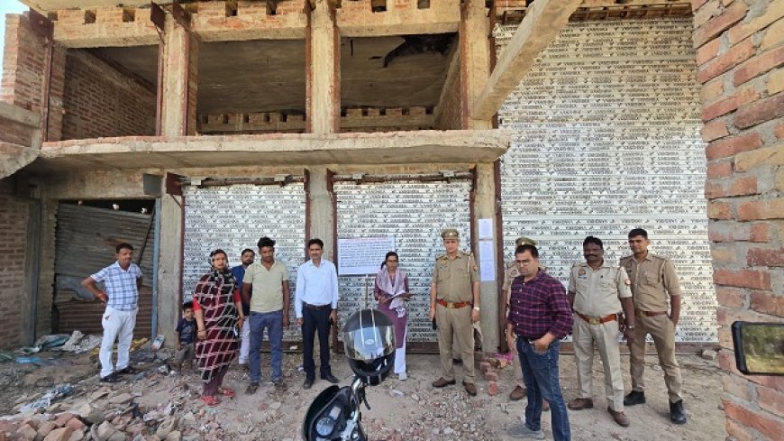 हरदोई पुलिस की बड़ी कार्रवाई: गैंगस्टर एक्ट में आरोपी की 2.25 करोड़ की संपत्ति कुर्क।