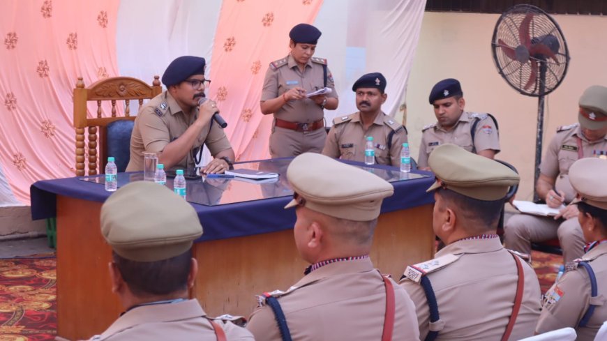 Bajpur : एसएसपी अजय गणपति ने बाजपुर कोतवाली का किया वार्षिक निरीक्षण, पुलिसकर्मियों को दिए सख्त निर्देश