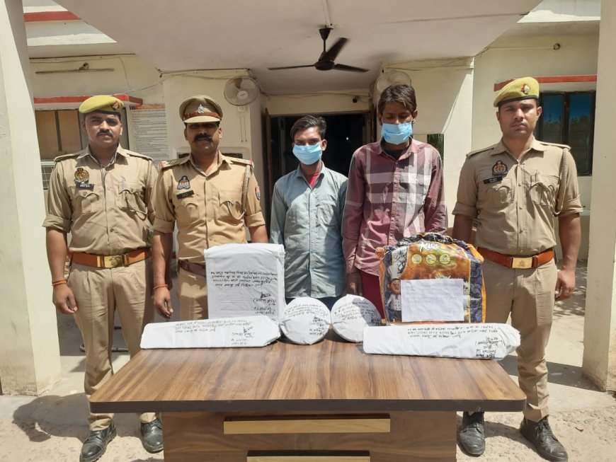 Hardoi : आंगनवाड़ी केंद्र में चोरी करने वाले दो आरोपी गिरफ्तार, सामान बरामद