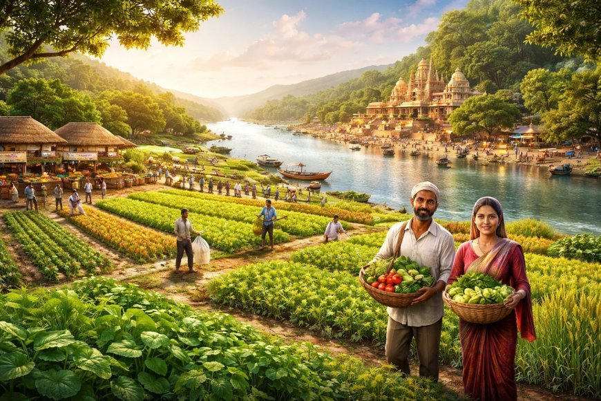 Lucknow : गंगा के किनारे 26 जिलों में ऑर्गेनिक क्लस्टर से बदल रही यूपी की तस्वीर