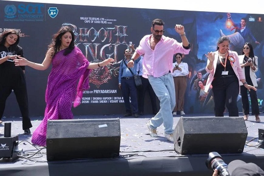 एसजीटी यूनिवर्सिटी में 'खिलाड़ी' का जादू: अक्षय कुमार की हेलीकॉप्टर एंट्री ने गुरुग्राम में मचाया धमाल।