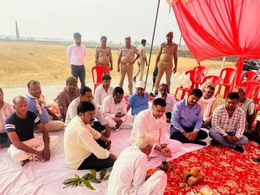 Siddharthnagar : विधायक विनय वर्मा ने किया 36 करोड़ की लागत वाली चार सड़कों का शिलान्यास