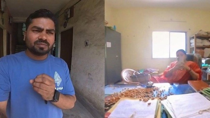 बादाम खाइए और याददाश्त बढ़ाइए', बिलासपुर में गुमशुदा फाइल से नाराज युवक का सरकारी दफ्तर में अनोखा प्रदर्शन, अधिकारी की मेज पर बिखेरे बादाम