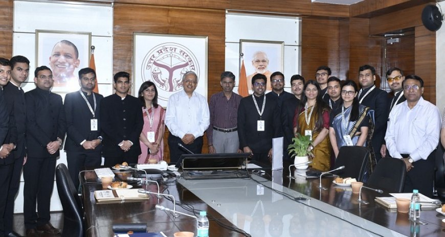 Lucknow: मुख्य सचिव एस.पी. गोयल ने प्रशिक्षु IAS अधिकारियों को दिया सुशासन का मंत्र। 