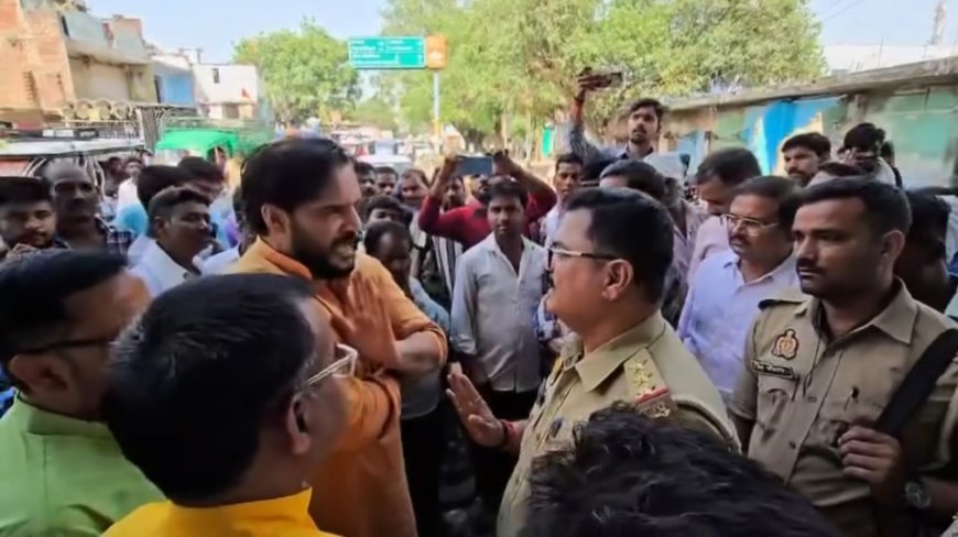 Sitapur : अतिक्रमण हटवाने पर प्रशासन को चुनौती देना पड़ा भारी, हिंदू शेर सेना के अध्यक्ष विकास पर मुकदमा दर्ज