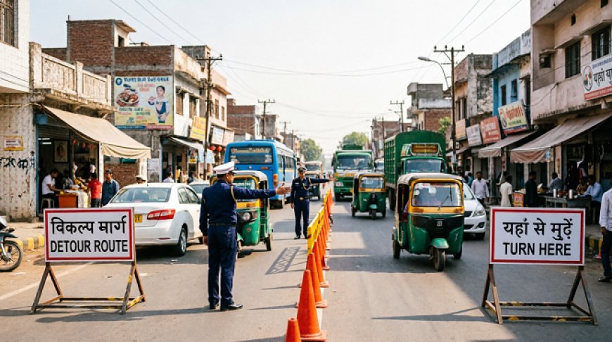 Bareilly: उर्स ताजुश्शरिया और होमगार्ड भर्ती परीक्षा के चलते बरेली में ट्रैफिक डायवर्जन, कई मार्गों पर प्रतिबंध। 