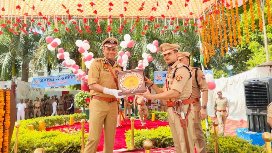 Hardoi : पुलिस लाइन में दीक्षांत परेड का आयोजन, नए सिपाहियों ने ली देश सेवा की शपथ