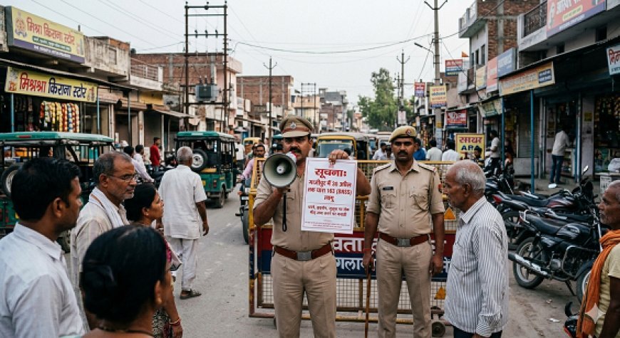 गाजीपुर जिले में 30 अप्रैल तक धारा 163 लागू, किसी भी तरह के जुलूस, प्रदर्शन करने व प्रतिनिधिमंडल के जिले में आने पर रोक। 