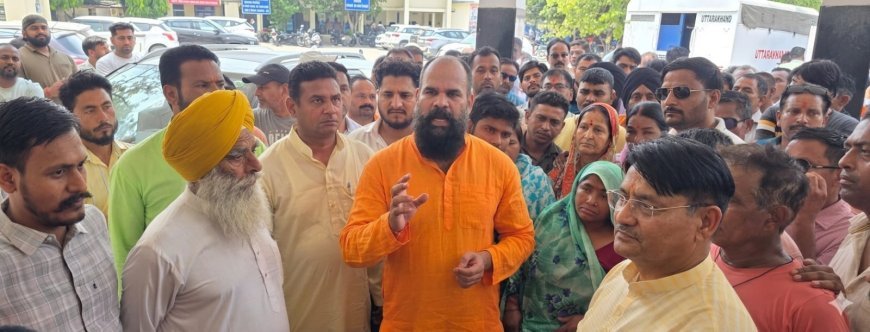 Bajpur: बाजपुर में भूमि विवाद पर बवाल: गगन कंबोज का विवादित बयान, CBI जांच की मांग। 