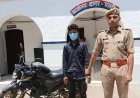Hardoi: पाली पुलिस ने चोरी की मोटरसाइकिल सहित आरोपी को किया गिरफ्तार। 