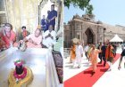 Varanasi: सीएम योगी ने काशी विश्वनाथ एवं बाबा कालभैरव का किया दर्शन-पूजन। 