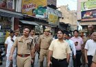 सम्भल में फ्लैग मार्च: नए DM अंकित खंडेलवाल ने संभाली कमान, बोले- शांति और विकास दोनों पर फोकस।