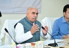 Lucknow : एमएसएमई योजनाओं की प्रगति की मंत्री राकेश सचान ने की समीक्षा