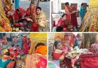 Hardoi: पति की लंबी उम्र के लिए सुहागिनों ने रखा वट सावित्री व्रत, हरदोई में दिखी आस्था की अनोखी तस्वीर। 