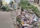 Deoband: ईद-उल-अज़हा से पहले देवबंद की बदहाल सफाई व्यवस्था, नाले में कूड़े का ढेर। 