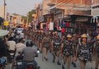 Hardoi : ईद के मद्देनजर हरदोई पुलिस अलर्ट, शांति व्यवस्था बनाए रखने के लिए विभिन्न कस्बों में किया गया पैदल मार्च