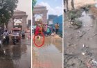 Naimisharanya: गंदे पानी से निकलने को मजबूर  दंडवत करते हुए श्रद्धालु व भक्तगण। 