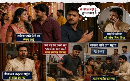 बहन की शादी में पति की जगह प्रेमी को साथ ले पहुंची विवाहिता, भाई के एक फोन ने खोल दी पोल।