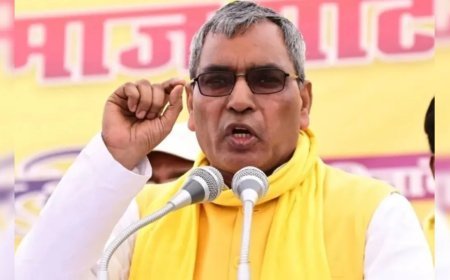 मऊ कोर्ट की बड़ी कार्रवाई: उत्तर प्रदेश के कैबिनेट मंत्री ओम प्रकाश राजभर के खिलाफ गैर-जमानती वारंट जारी।