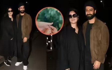 मॉम-डैड बनने के बाद पहली बार साथ दिखे कटरीना-विक्की: एयरपोर्ट पर स्टाइलिश अंदाज में किया पपराजी को सलाम।