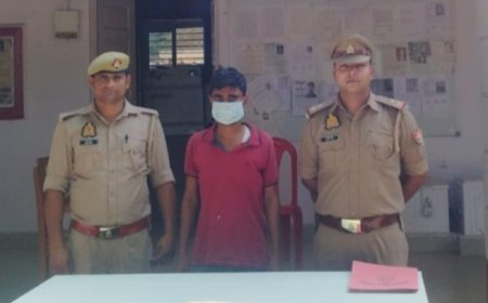Hardoi: अवैध तमंचा और कारतूस के साथ आरोपी गिरफ्तार, पिहानी पुलिस की कार्रवाई। 