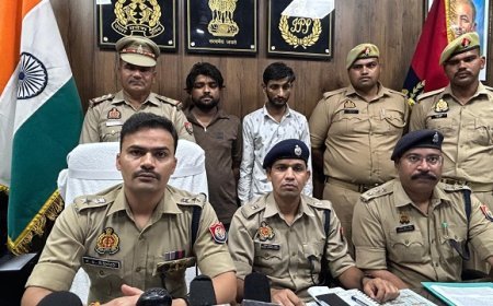 Sambhal: हाइटेंशन लाइन चोर गिरोह का पर्दाफाश: 2.52 लाख का माल, 2 आरोपी गिरफ्तार। 
