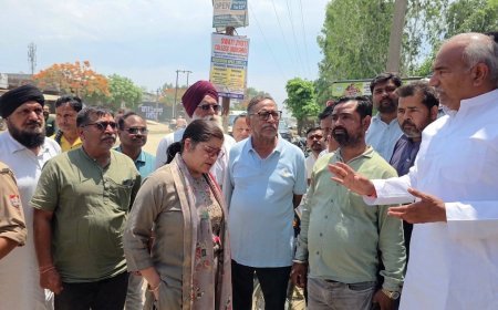 Bajpur: निर्माणाधीन लेबड़ा पुल निरीक्षण के दौरान विधायक पाण्डेय बोले.. लापरवाह ठेकेदार को किया जायें ब्लैक लिस्टेड। 