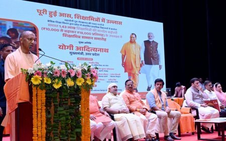 Gorakhpur: शिक्षामित्रों को दिया मंत्र: प्यार से पढ़ाएं, मारपीट कभी नहीं, घर-घर जाकर बच्चों को स्कूल लाएं।