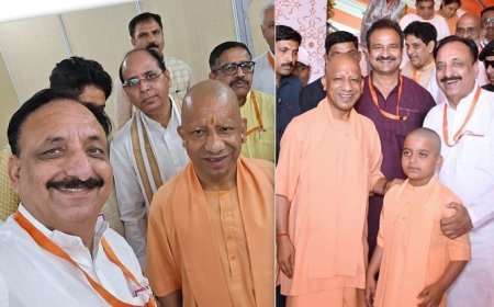 देवबंद रैली में विधायक राजीव गुम्बर की CM योगी संग सेल्फी बनी आकर्षण का केंद्र, “नन्हे योगी” ने भी लूटी महफिल। 
