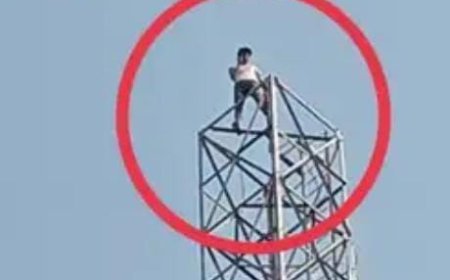 Santkabirnagar : प्रेमिका से विवाह की जिद में मोबाइल टावर पर चढ़ा युवक, घंटों तक चला हाई वोल्टेज ड्रामा