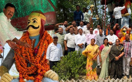 Sitapur : वीरता के प्रतीक महाराणा प्रताप की जयंती मनाई गई, प्रतिमा पर माल्यार्पण कर शौर्य को किया याद
