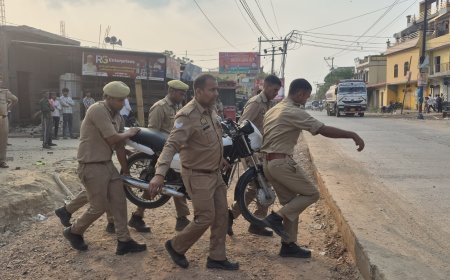 Hapur : हापुड़ के देहरा गांव में महाराणा प्रताप जयंती पर विवाद के बाद पथराव, पुलिस ने संभाला मोर्चा