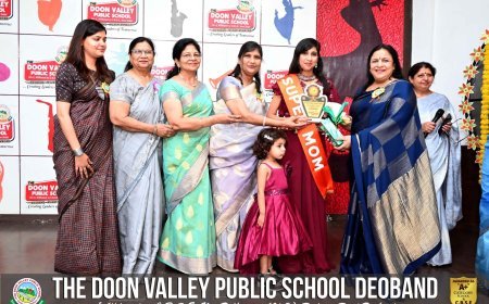Deoband : दून वैली पब्लिक स्कूल में मातृ दिवस पर बच्चों और माताओं ने बिखेरे जलवे