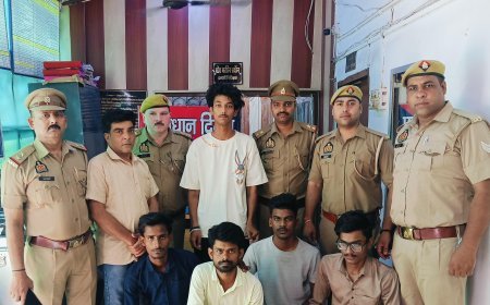Kanpur : बेकनगंज पुलिस ने साइबर ठगी करने वाले गिरोह को पकड़ा, सरगना सहित छह आरोपी गिरफ्तार