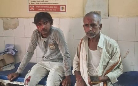 Hardoi : बाइक और साइकिल की भिड़ंत में दो लोग गंभीर रूप से घायल, हाईवे पर हुआ हादसा