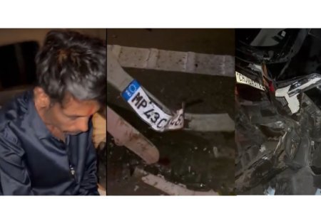 Hardoi : गंगा एक्सप्रेसवे पर सड़क हादसा-: खड़ी कार को अज्ञात वाहन ने मारी टक्कर, दो यात्री घायल
