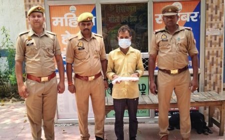Hardoi: माधौगंज पुलिस ने अवैध तमंचे के साथ युवक को किया गिरफ्तार। 