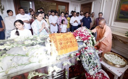 Lucknow: प्रतीक यादव के निधन से शोक की लहर, मुख्यमंत्री योगी ने दी श्रद्धांजलि। 