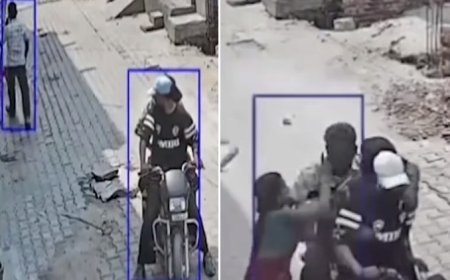 लुधियाना में झपटमारों के हौसले बुलंद, कीर्ति नगर में महिला से मोबाइल छीनकर हुए फरार, वारदात सीसीटीवी में कैद।