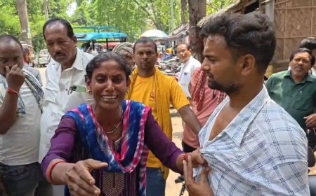 भागलपुर कोर्ट परिसर बना अखाड़ा, महिला ने युवक का सरेआम पकड़ा कॉलर, घंटों चला हाईवोल्टेज ड्रामा।