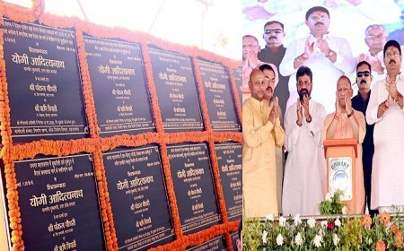 मुख्यमंत्री योगी आदित्यनाथ ने महराजगंज में ₹208 करोड़ से अधिक की 79 परियोजनाओं का किया लोकार्पण/शिलान्यास।